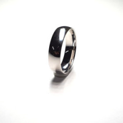Alianza plata 5mm talla 9