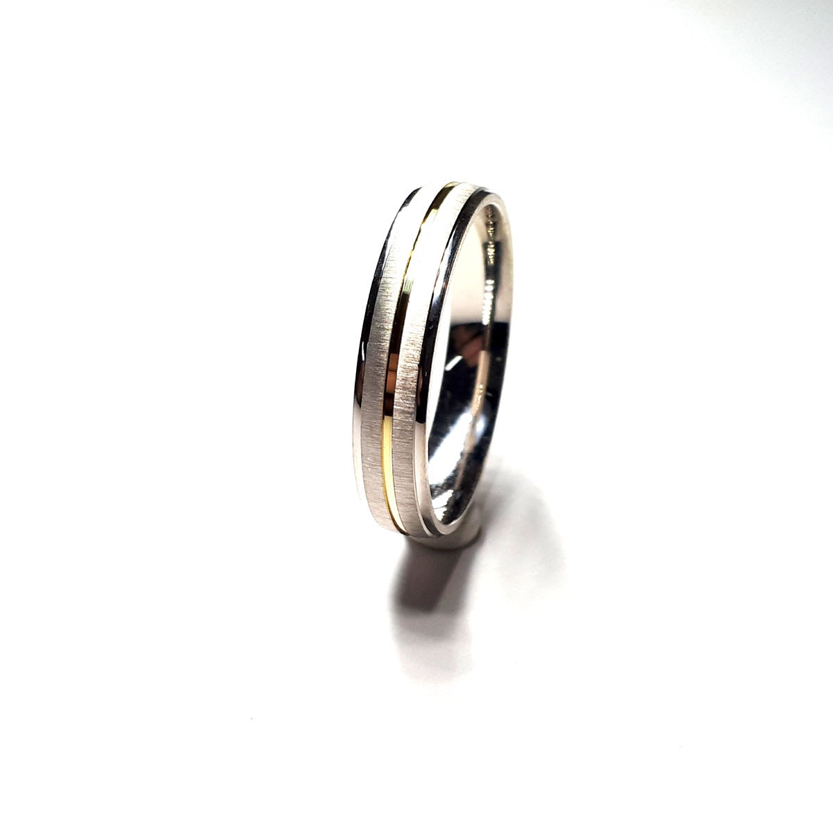 Alianza plata 4mm talla 9