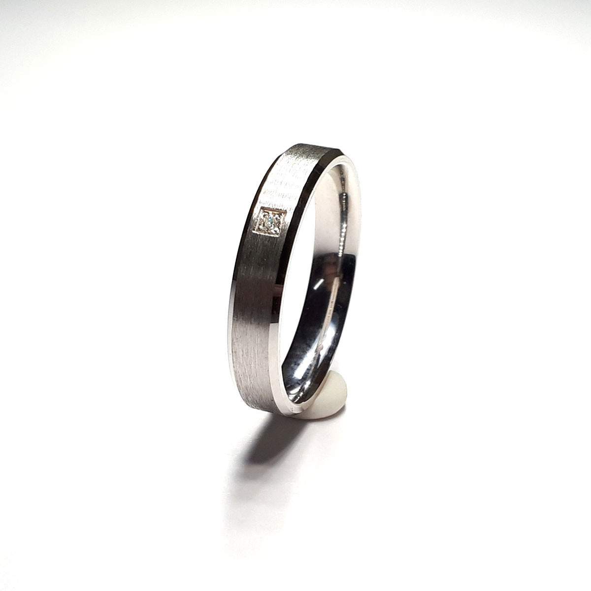 Alianza plata 4mm talla 13