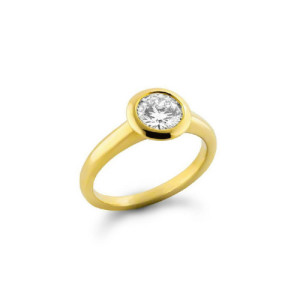 Anillo oro diamante de laboratorio 1cts
