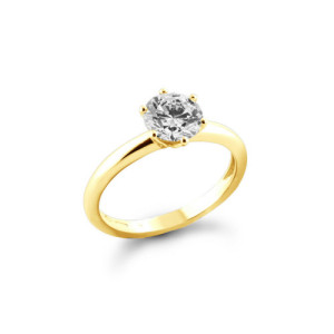 Anillo oro diamante de laboratorio 1cts