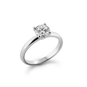 Anillo oro blanco diamante de laboratorio 0,70cts