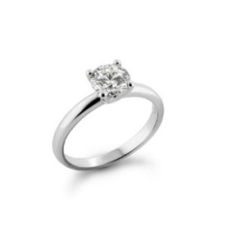 Anillo oro blanco diamante de laboratorio 1cts