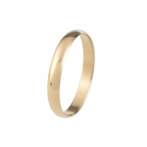 Alianza oro 3mm talla 8