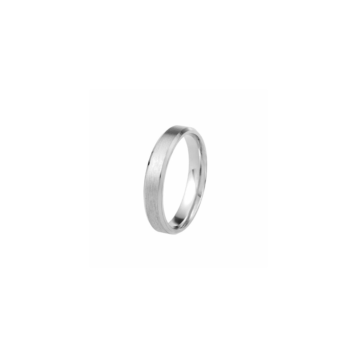 Alianza plata 4mm talla 13