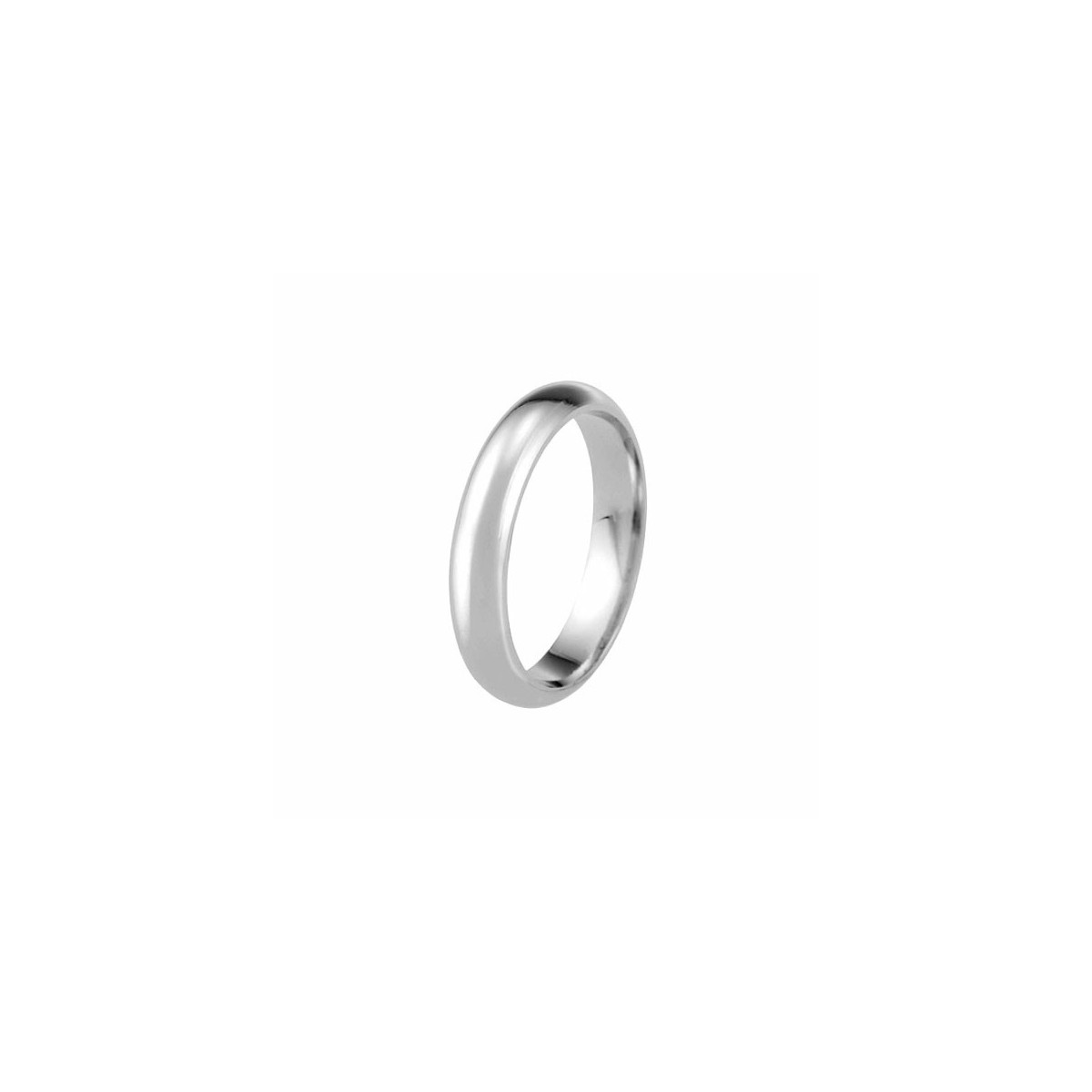 Alianza plata 4mm talla 9