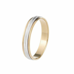 Alianza bicolor 4mm talla 17