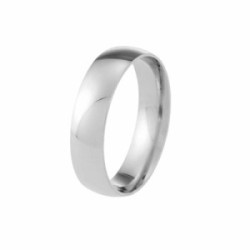 Alianza plata 5mm talla 9
