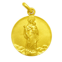Medalla Virgen Blanca 16mm