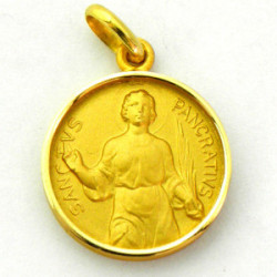 Medalla San Pancracio bisel  ½ caña 17mm